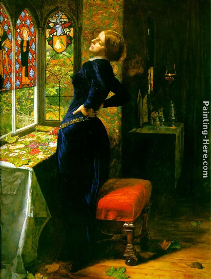 Mariana in the Moated Grange painting - John Everett Millais Mariana in the Moated Grange art painting